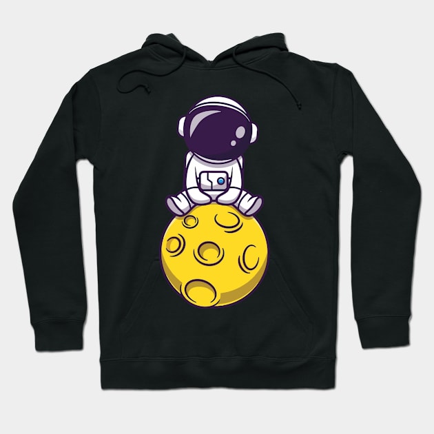 The astronaut has landed on the moon Hoodie by Spaceman